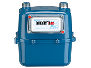 Medidor de gas tipo diafragma, amplio rango